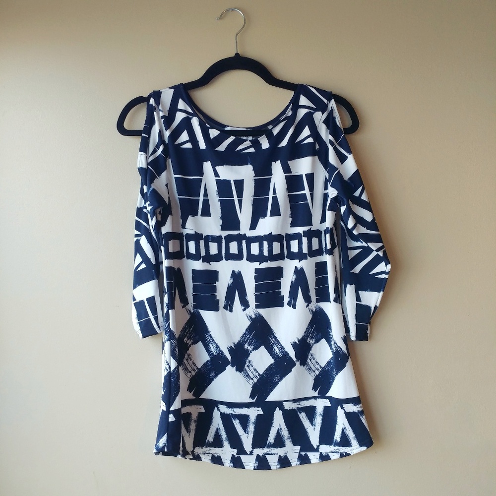 Peck & Peck Cold Shoulder Blouse